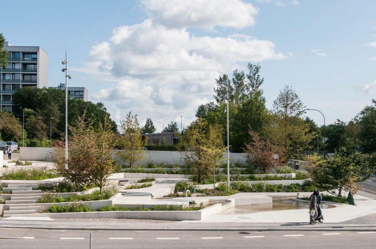 Brabran Boligforening er godt i gang med byggerierne i Gellerup. Lidt for godt ifølge kommunen. Foto: Emil Filtenborg.