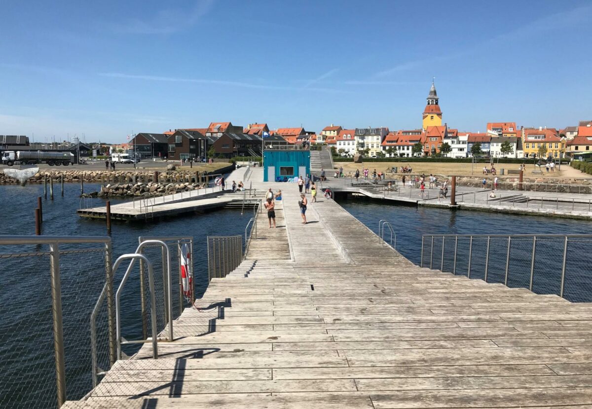 Tre teams skal frem til nytår udarbejde forslag til en udviklingsplan for Faaborgs havn og by. Pressefoto.