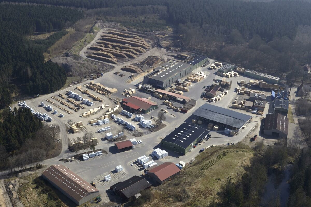 Savværket Norlund ved Rold Skov kom godt ud af 2018. Foto: Norlund.