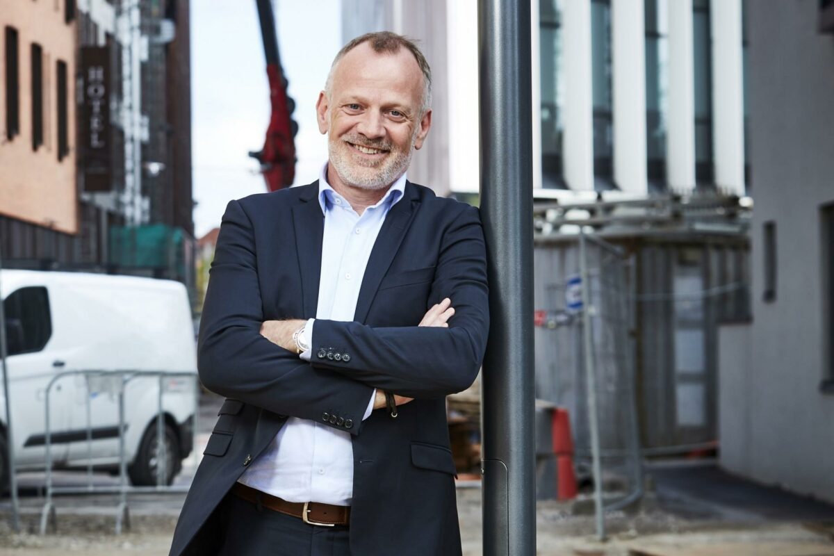Med forkortelsen til AG gruppen bygger vi bro mellem vores gamle navn og fremtiden uden at give køb på de værdier, vi har oparbejdet gennem årene, siger adm. direktør Robin Feddern. Pressefoto.