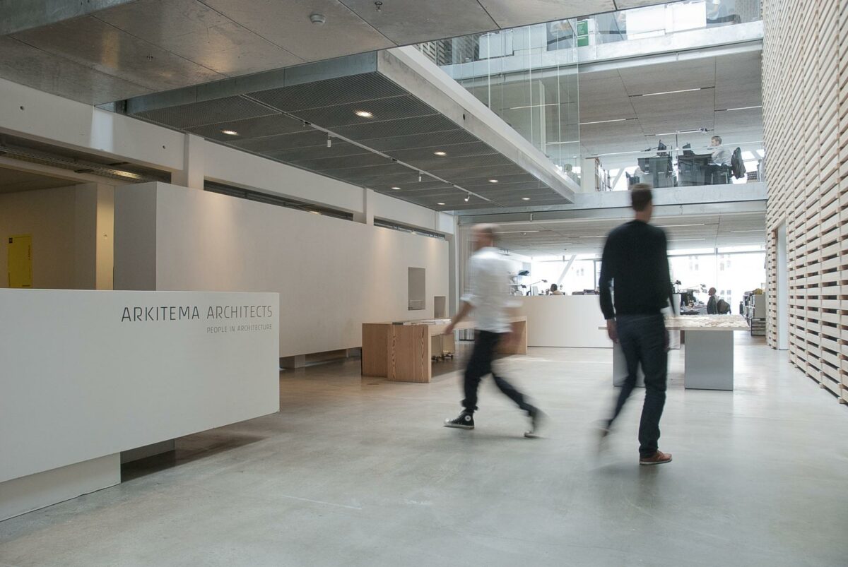 Arkitemas kontor i Aarhus ligger i dag i Frederiksgade. Igennem alle 50 år har Arkitemas kontorer i byen ligget i midtbyen. Pressefoto.