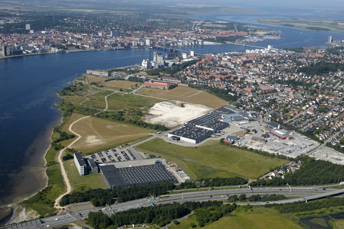 Stigsborg Havnefront skal opføres som en bydel, hvor FN's verdensmål har været enm del af planlægningen. Pressefoto.