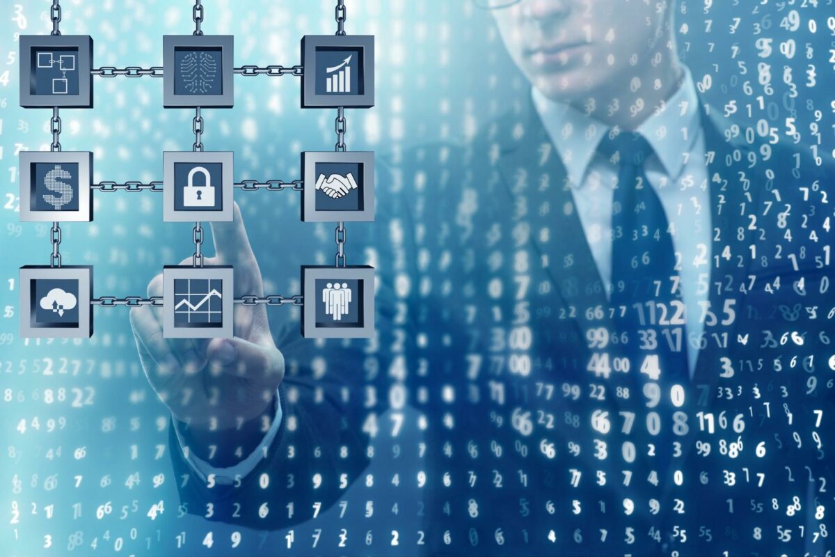 Man skal ikke tro, at blockchain-teknologien kun kan bruges til kryptovalutaer. Det er også et stort potentiale for byggeriet. Foto: Colourbox.