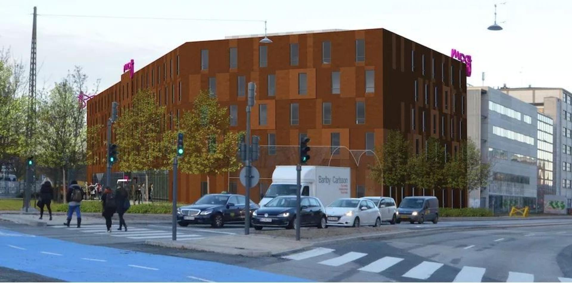 Timber Design står blandt andet bag Moxy Hotel i København, som er bygget af træ ? i hvert fald de fire øverste etager.