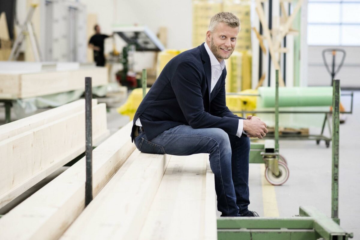 Martin Tholstrup - direktør for Taasinge Elementfabrik A/S samt formand for foreningen Træ i Byggeriet.