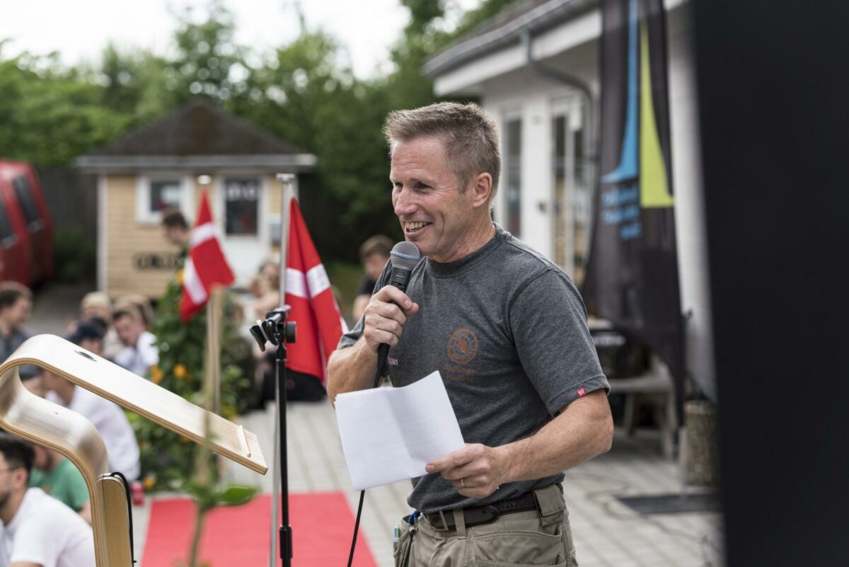 Peter Johnny Hansen modtog prisen som årets faglærer. Foto: Jeppe Michael Jensen.