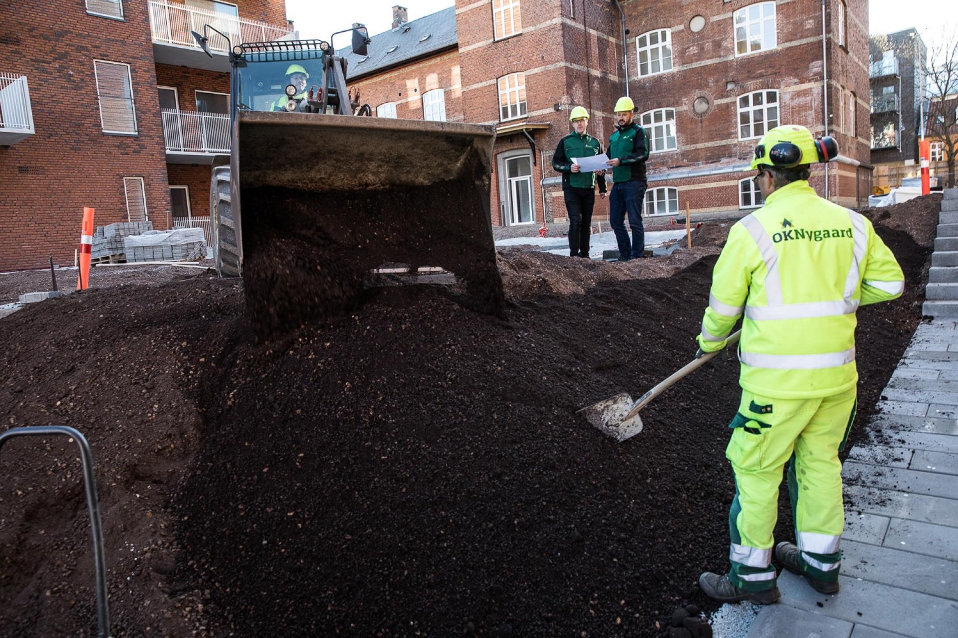 Anlægsprocessen.