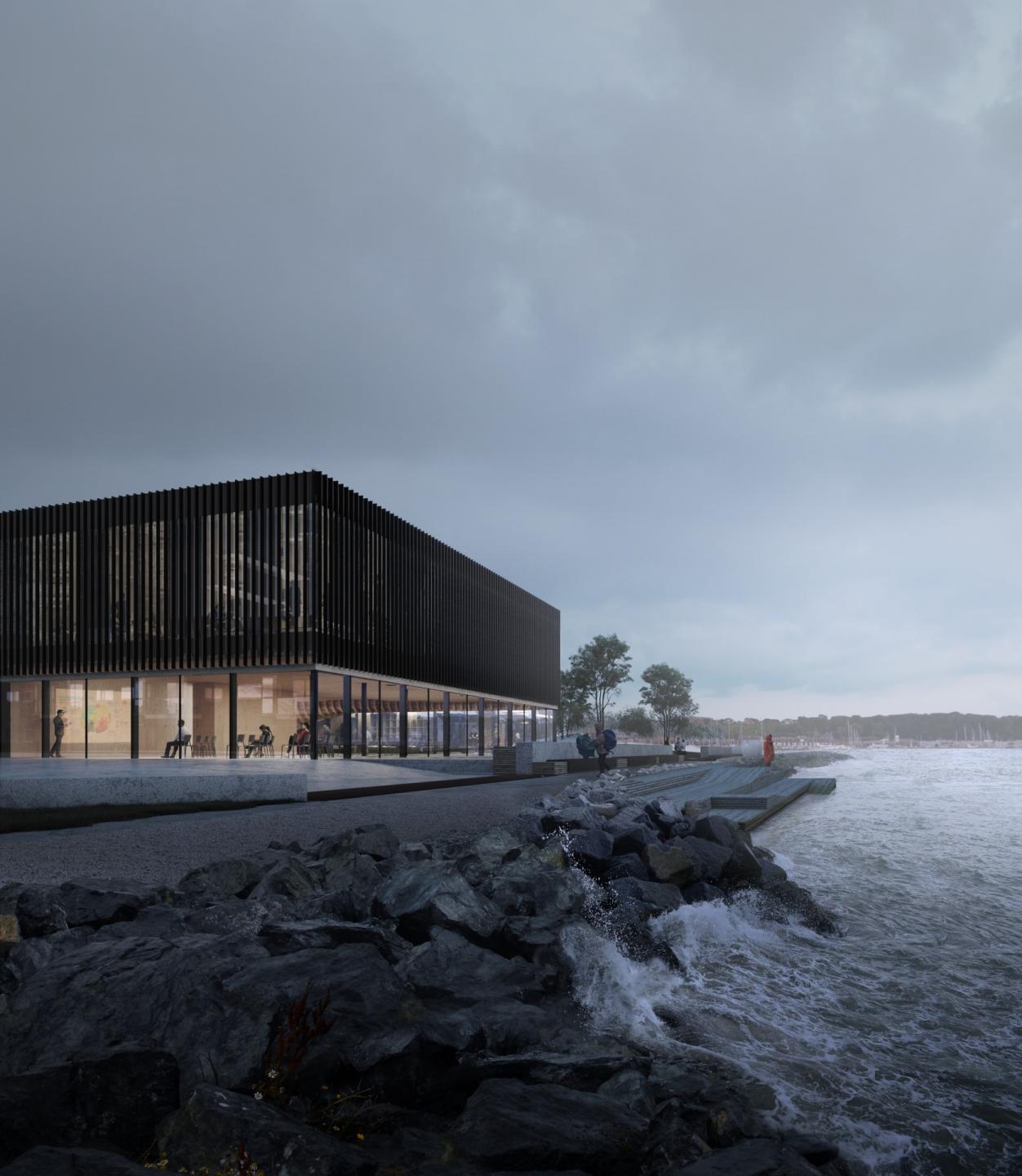 Der laves forskellige kystsikringstiltag i forbindelse med Klimatorium.