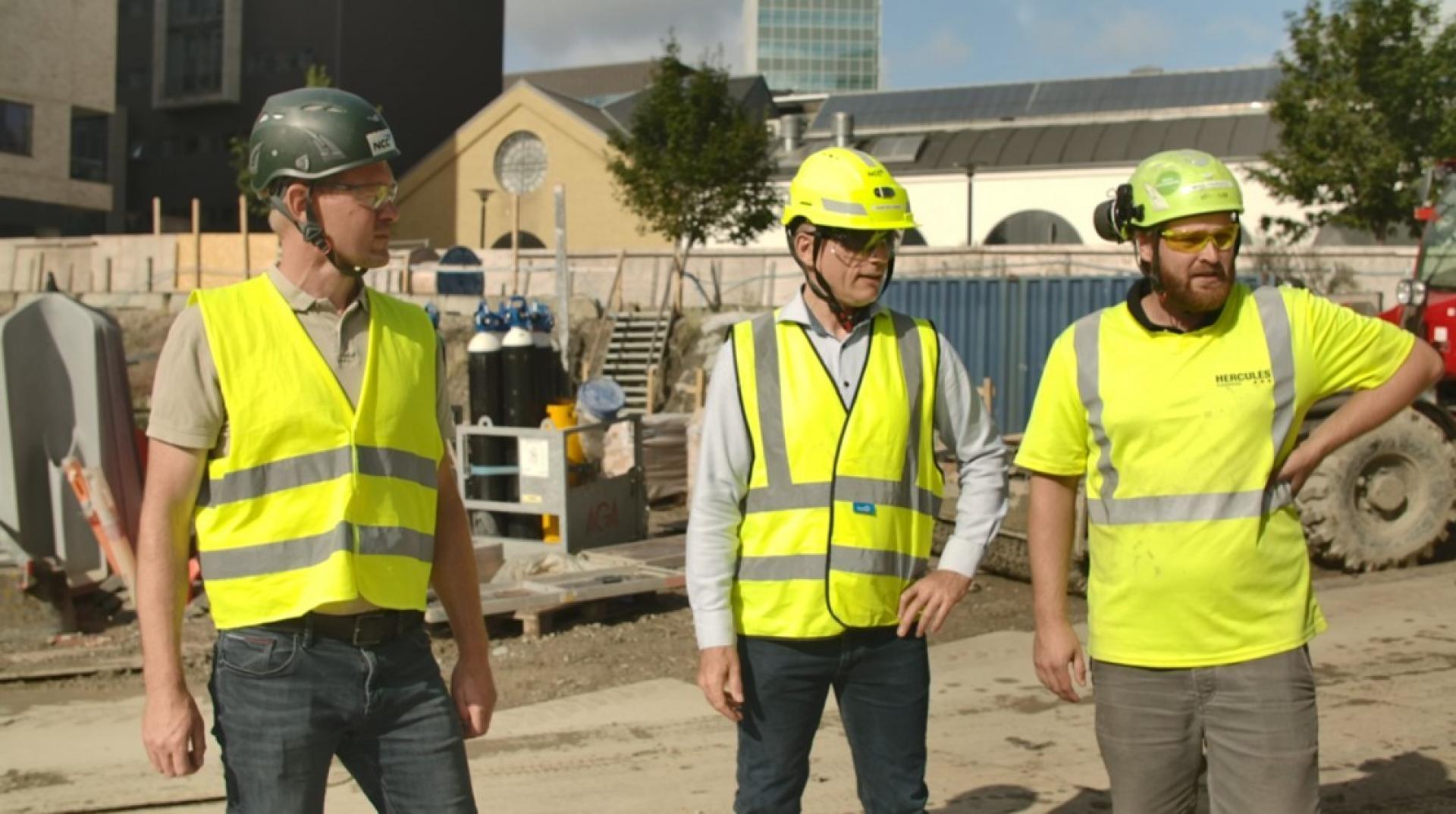 Det er holdet fra Property Development, som er aktive i smilets by. Foto: NCC.