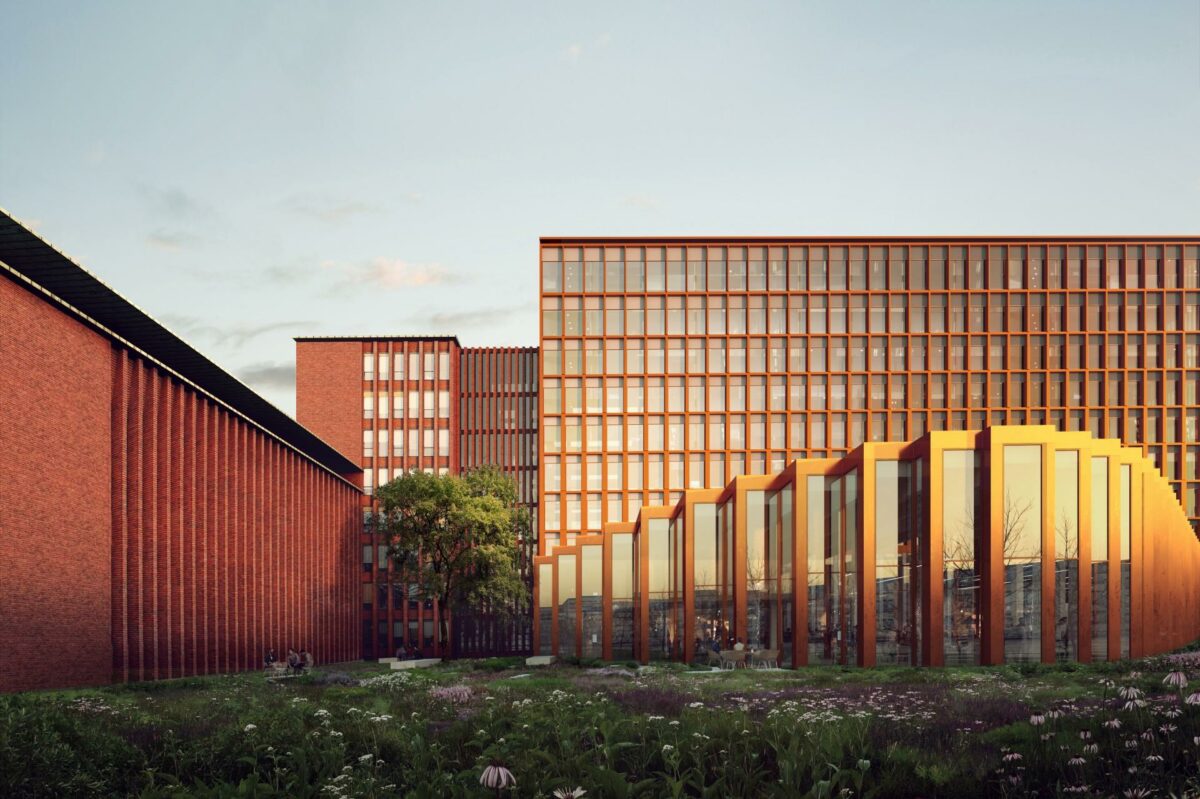 FLSmidth nyt campus. Visualisering: Cobe.