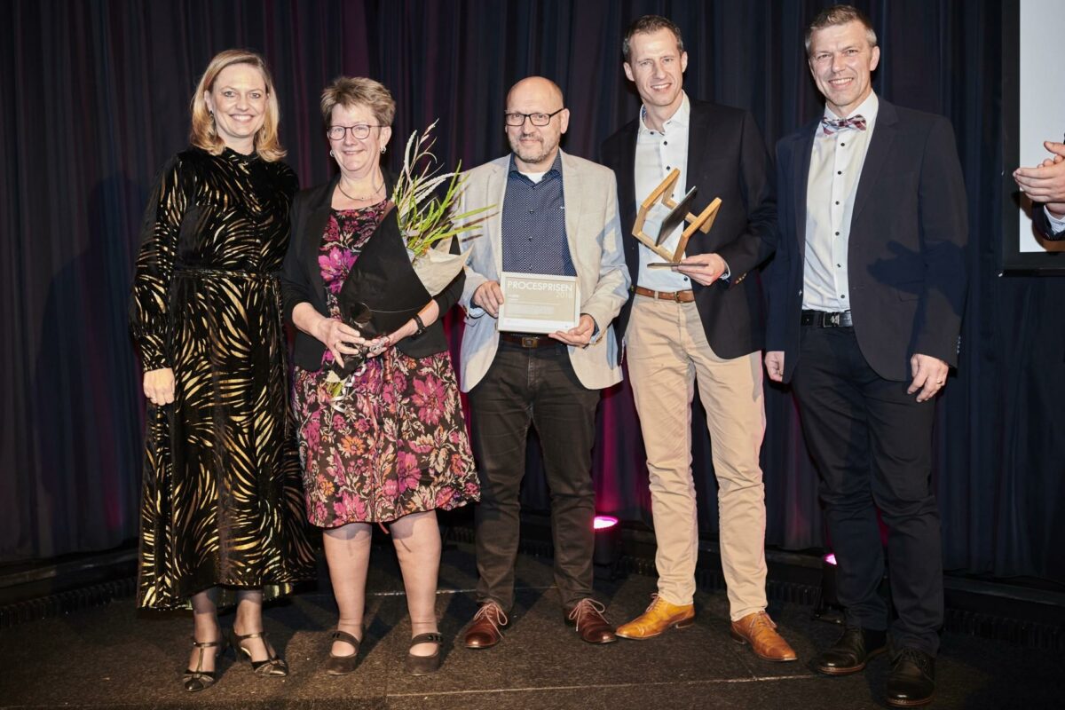 Sidste år modtog Vandpartner prisen. Det er er et offentligt-privat-partnersamarbejde som Aarhus Vand, Favrskov Forsyning, Samn Forsyning, Arkil, Per Aarsleff, VAM, EnviDan, NIRAS, FKSSlamson, Norva24, LE34 og Sulzer står bag. Pressefoto.