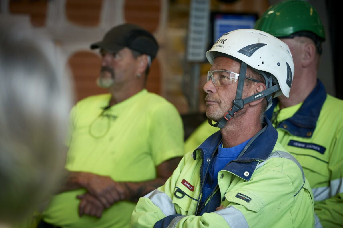 Hos Weber i Karlslunde kan man bryste sig af 10 år uden arbejdsulykker med fravær. Foto: Saint-Gobain/Weber.