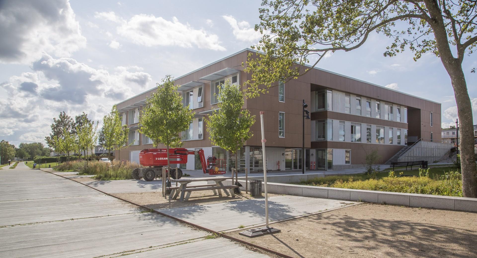 Projektet omfattede også Tornhøjgård, som består af handicapboliger og fællesarealer til udviklingshæmmede. Pressefoto.