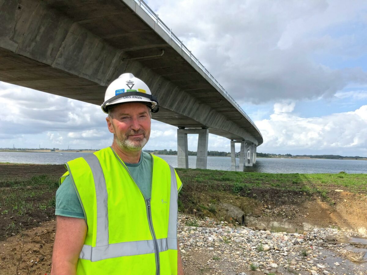 Lars Jensen, der har været i spidsen for sikkerheden på Kronprinsees Marys Bro, har oplevet god dialog på projektet. Foto: Niras.