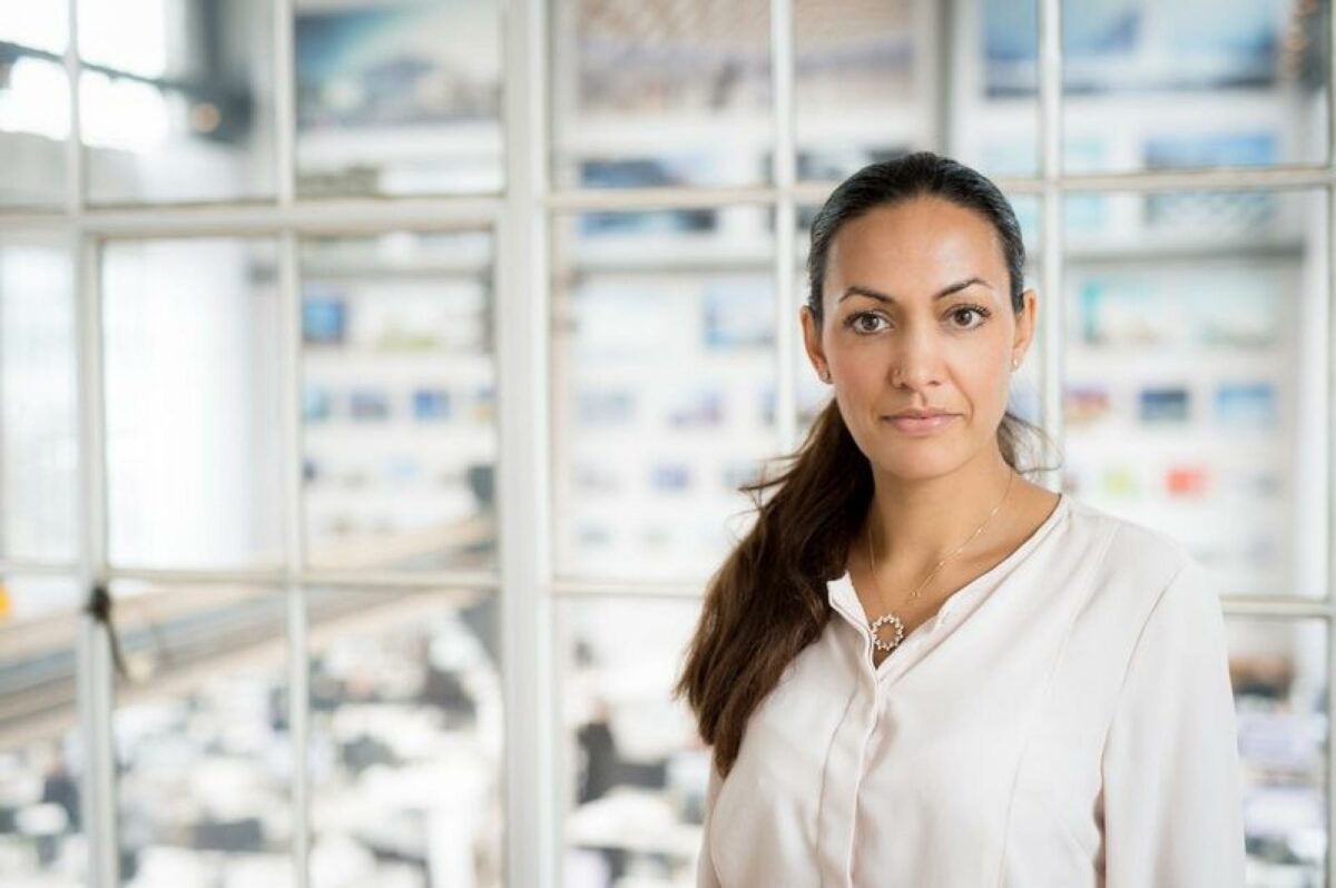 CEO Sheela Maini Søgaard, BIG, er blandt de fem nominerede til Årets Leder. Prisen uddeles 28. november. Foto fra BIG's hjemmeside.