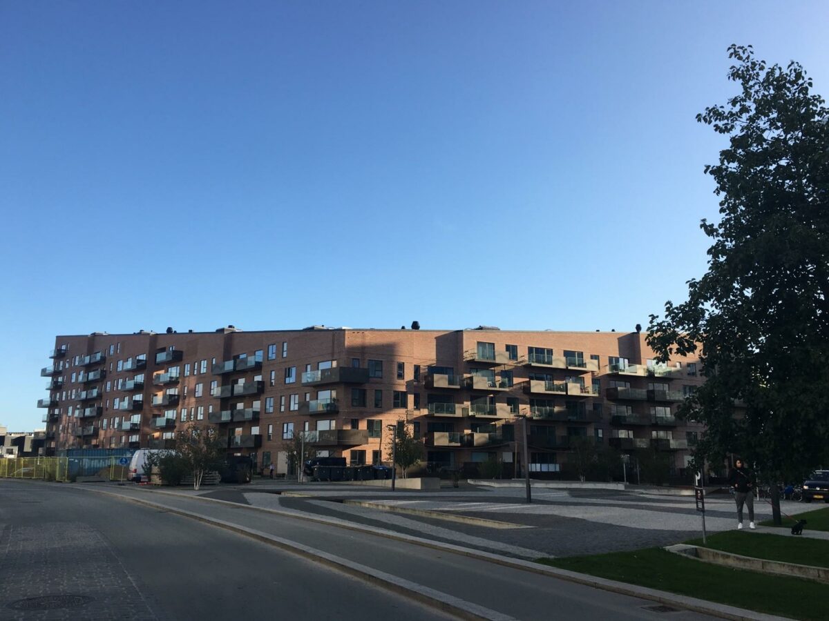 Balder står bag endnu en nyopført ejendom i København. Lavetten består af 241 lejeboliger i Ørestad. Pressefoto.