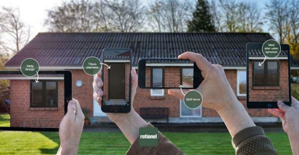 Visualiser dit nye vindue med Rationels nye app. Pressefoto.