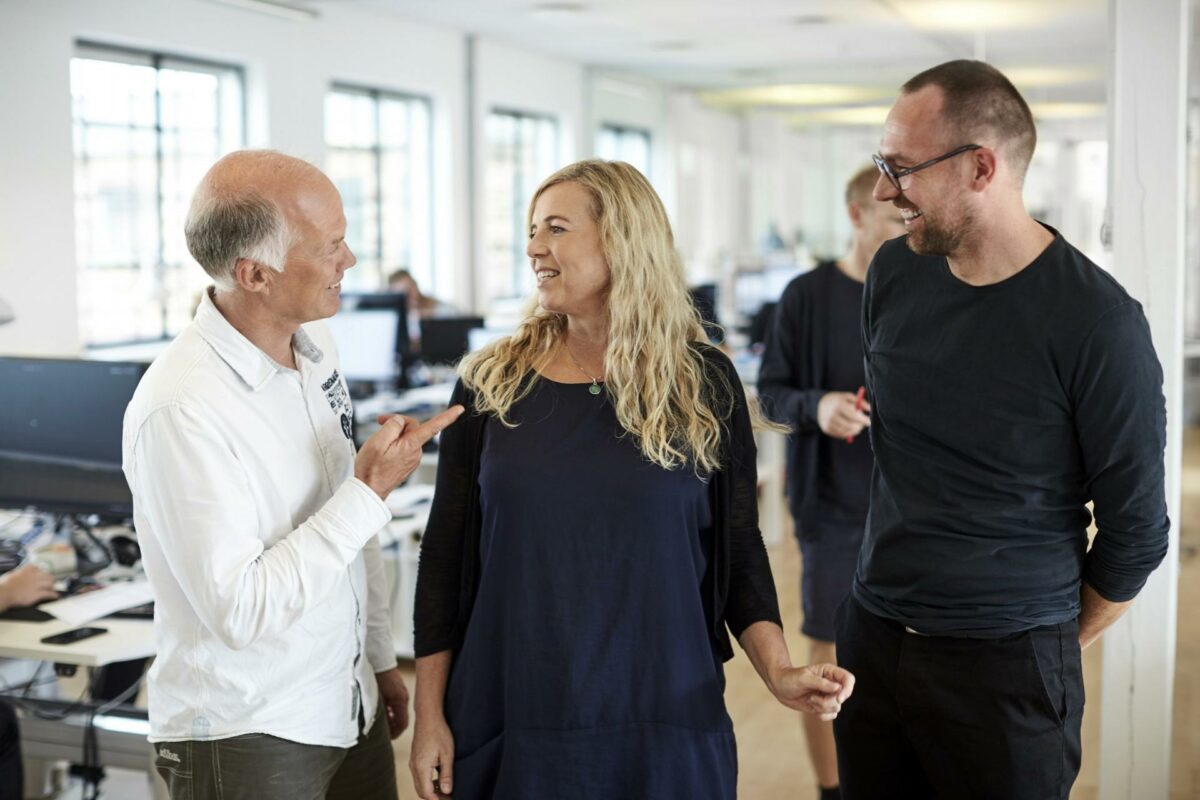 Partnergruppen i RUM består af Anders Johansen, Karin Elbek og Claus Jensen. Foto: Jakob Lerche.