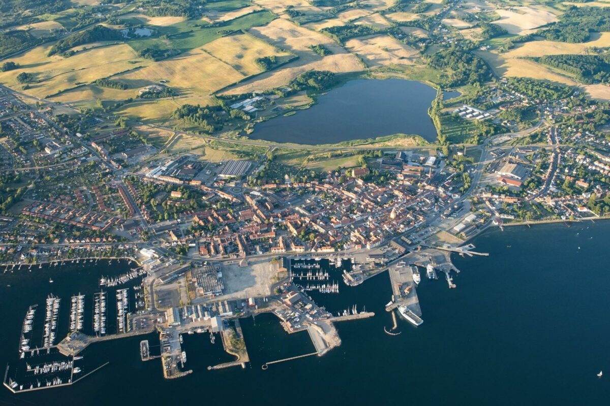 Faaborgs historie og lokale værdier skal være det gennemgående tema, når byen skal have et ansigtsløft. Foto: GHB Landskabsarkitekter.