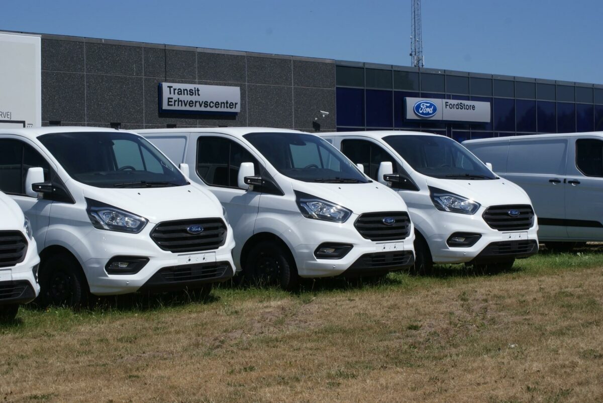 Ford Transit Custom blev endnu en gang højdespringer i november med et salg på 478 stk. og en markedsandel på hele 16,2 procent. Foto: Jess Ulrik Verge.