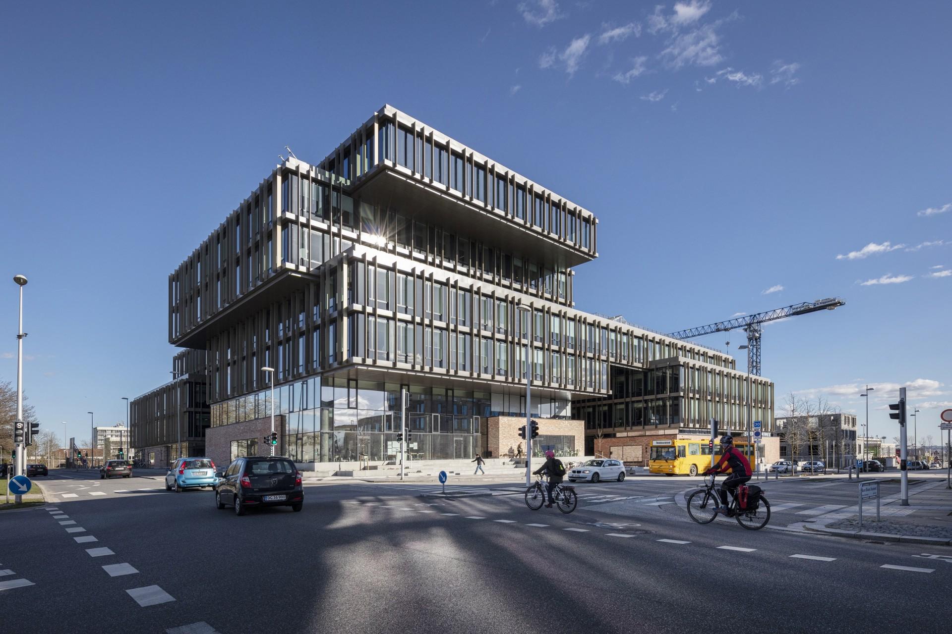 Erhvervsbyggeriet Blixens vandt prisen for bedste erhvervsbyggeri i 2019. Foto: Arkitema Architects.