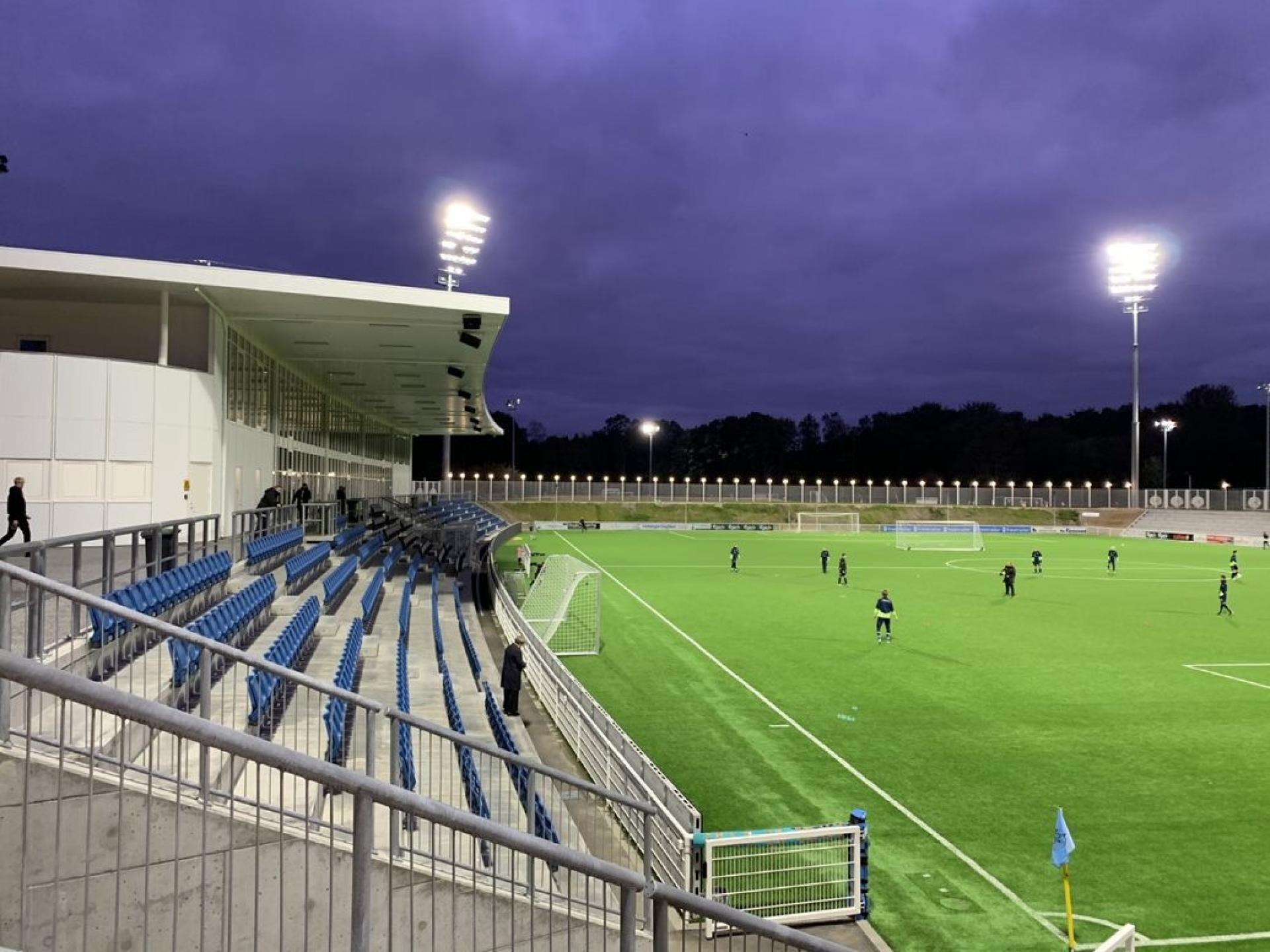 Helsingør Stadion er ligelede i spil. Foto: NOVA5.