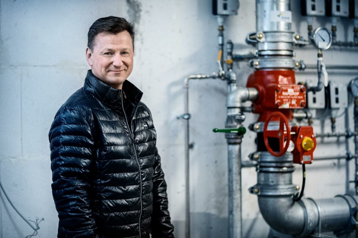 John Lindhardt Knudsen er leder af Bravidas nye sprinklerafdeling med medarbejdere i Aalborg, Aarhus og Vejle. Pressefoto.