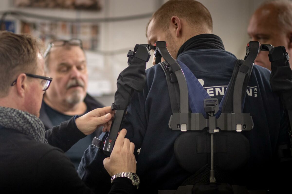 Et nyt firma med unikt fokus på exoskeletter i byggeriet har set dagens lys. Pressefoto.