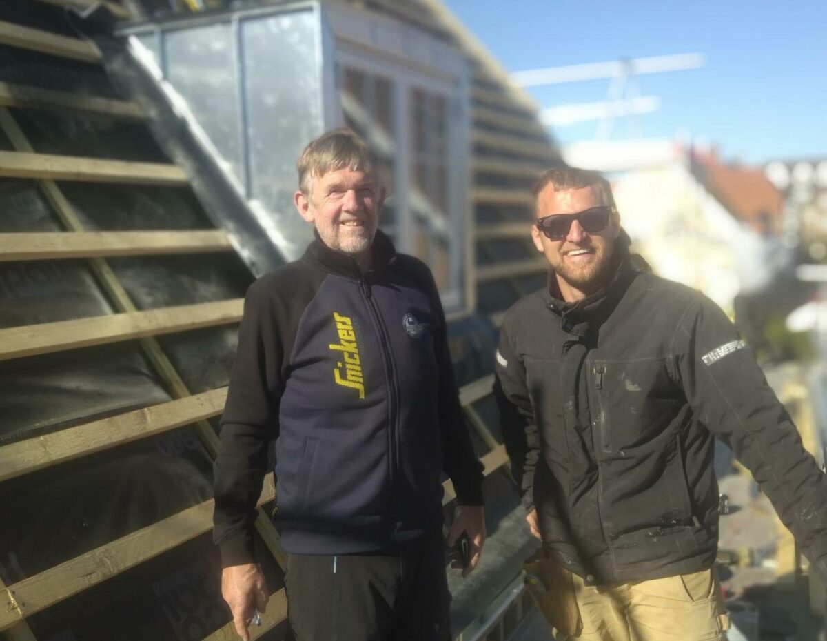Peter Nissen til venstre er ved at gennemføre et glidende generationsskifte, der betyder, at sønnen Torben Riber Køhling, overtager virksomheden.