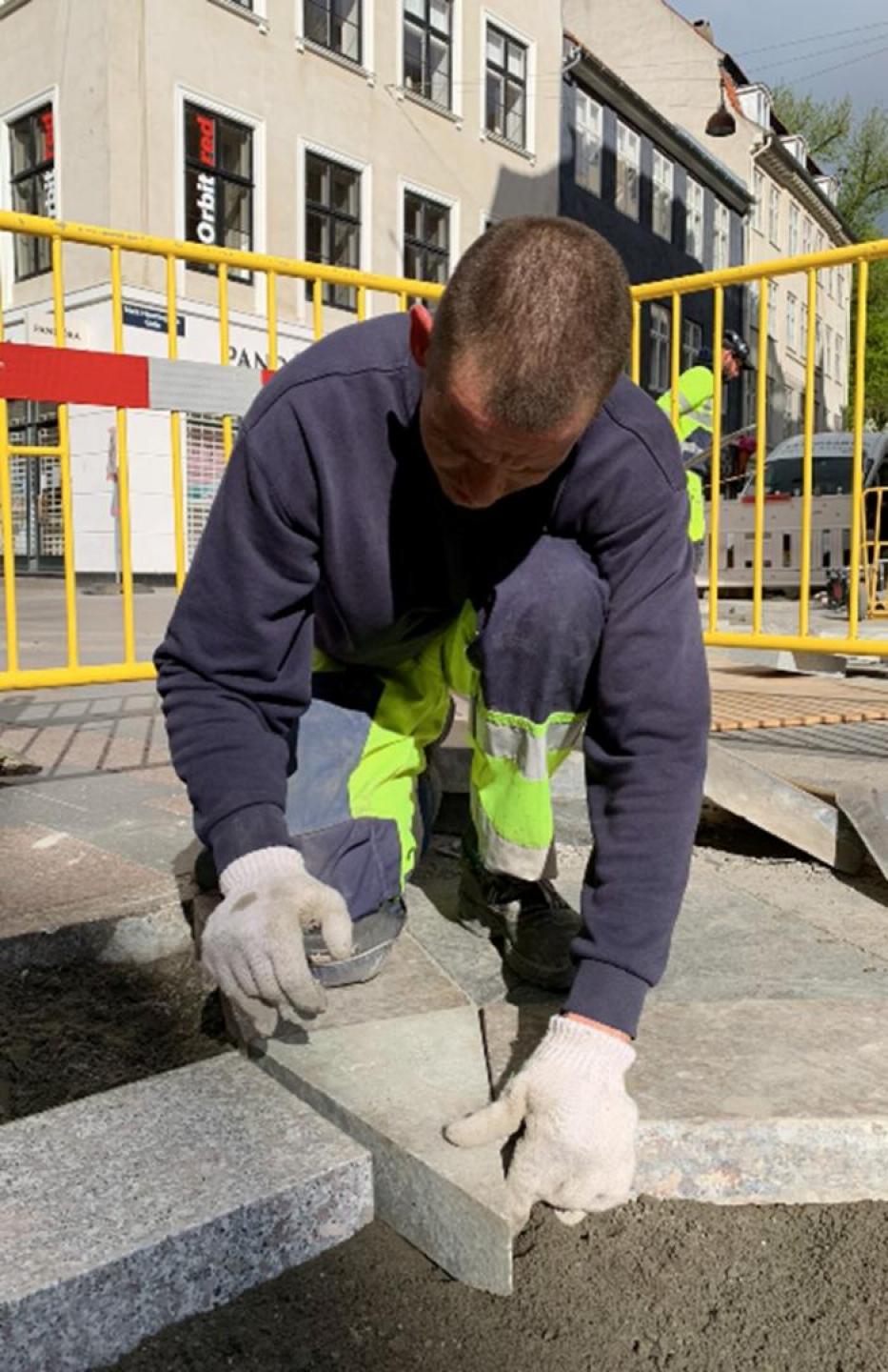 Amagertorv er blot et af de steder i København, som normalt er svære at arbejde på.