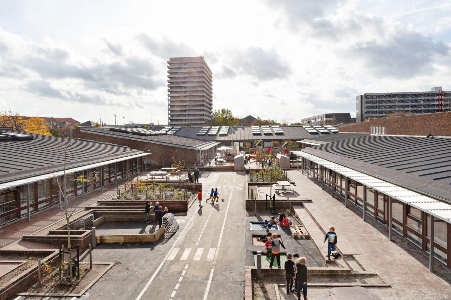 Peder Lykke Skolen, København S. Foto: Nøhr og Sigsgaard.