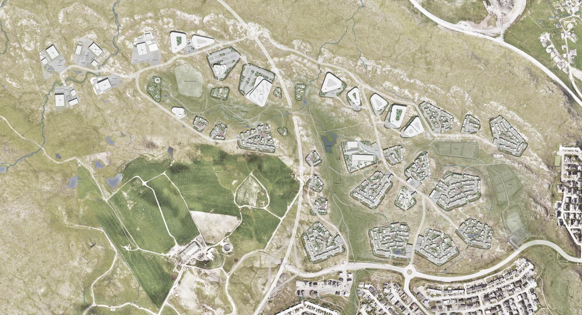 Det gælder om at skabe et godt bymiljø i det barske område. 