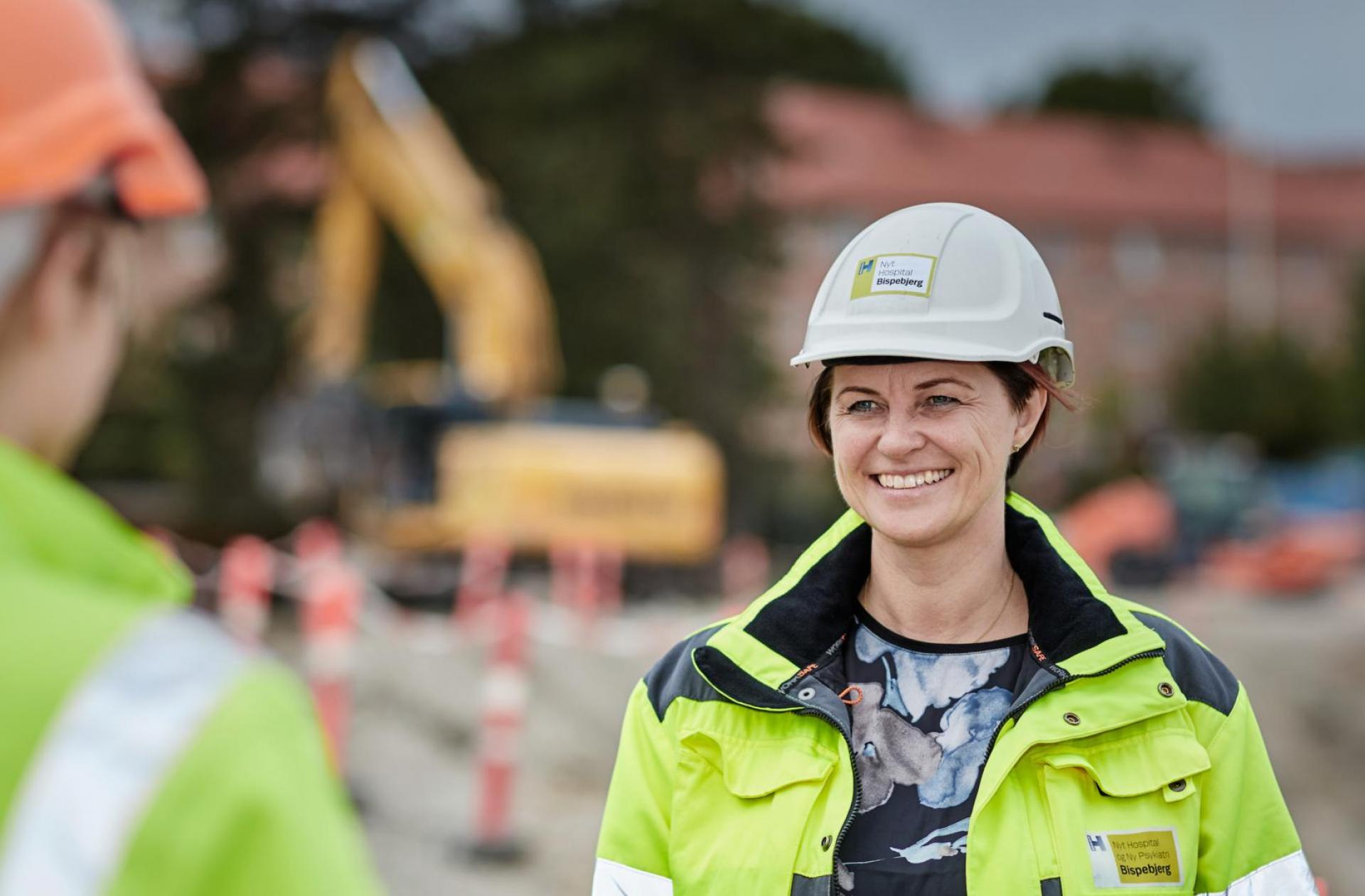Projektchef Lene Stevnhoved, Nyt Hospital Bispebjerg. Foto: Byggeriets Billedbank.