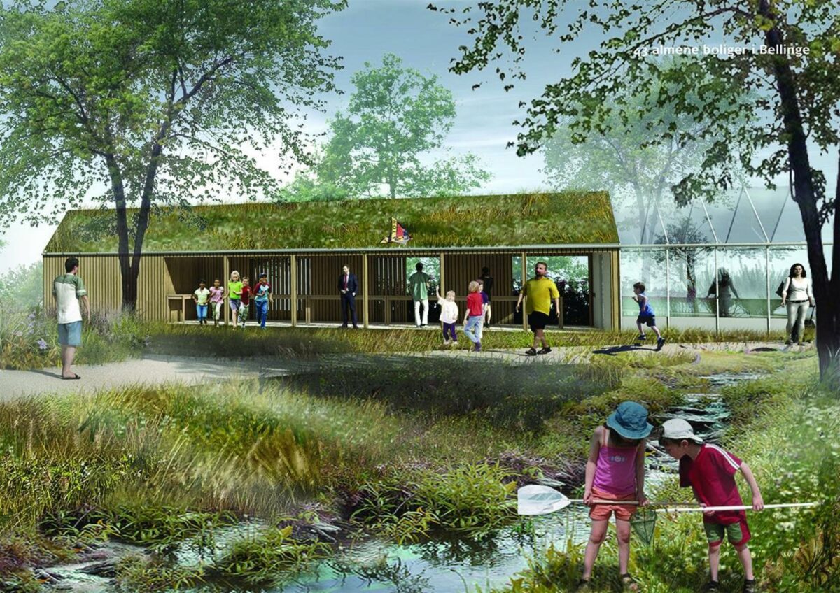 Entreprenøren kan efter planen gå i jorden i slutningen af i år.  Visualisering: Kullegaard Arkitekter.