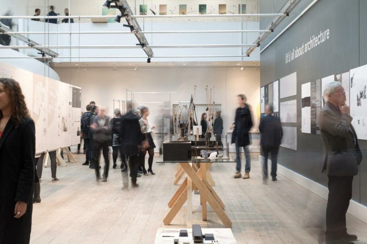 Udstillinger er normalt åbent for publikum på Arkitektskolen Aarhus. Pressefoto.