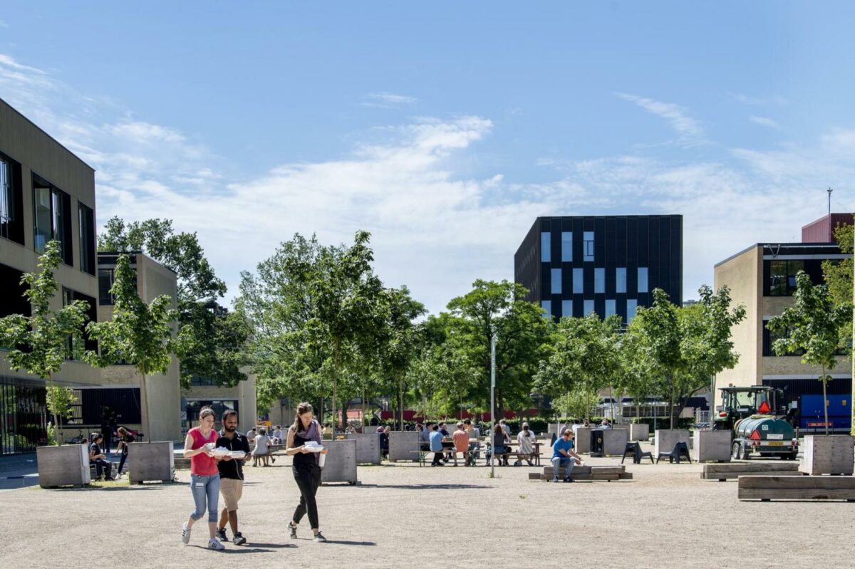 DTU indbyder til projektkonkurrence om fremtidens Kemitorv.  Visualisering: Bax Lindhardt.