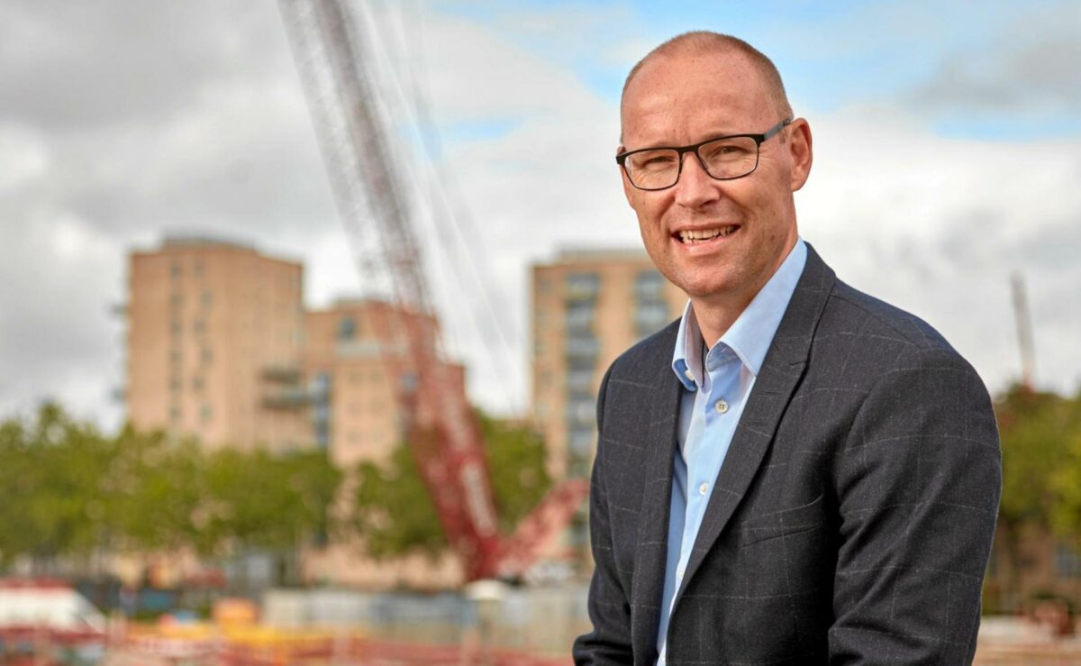 CEO Hans Anker Nielsen, LM Byg. Pressefoto.
