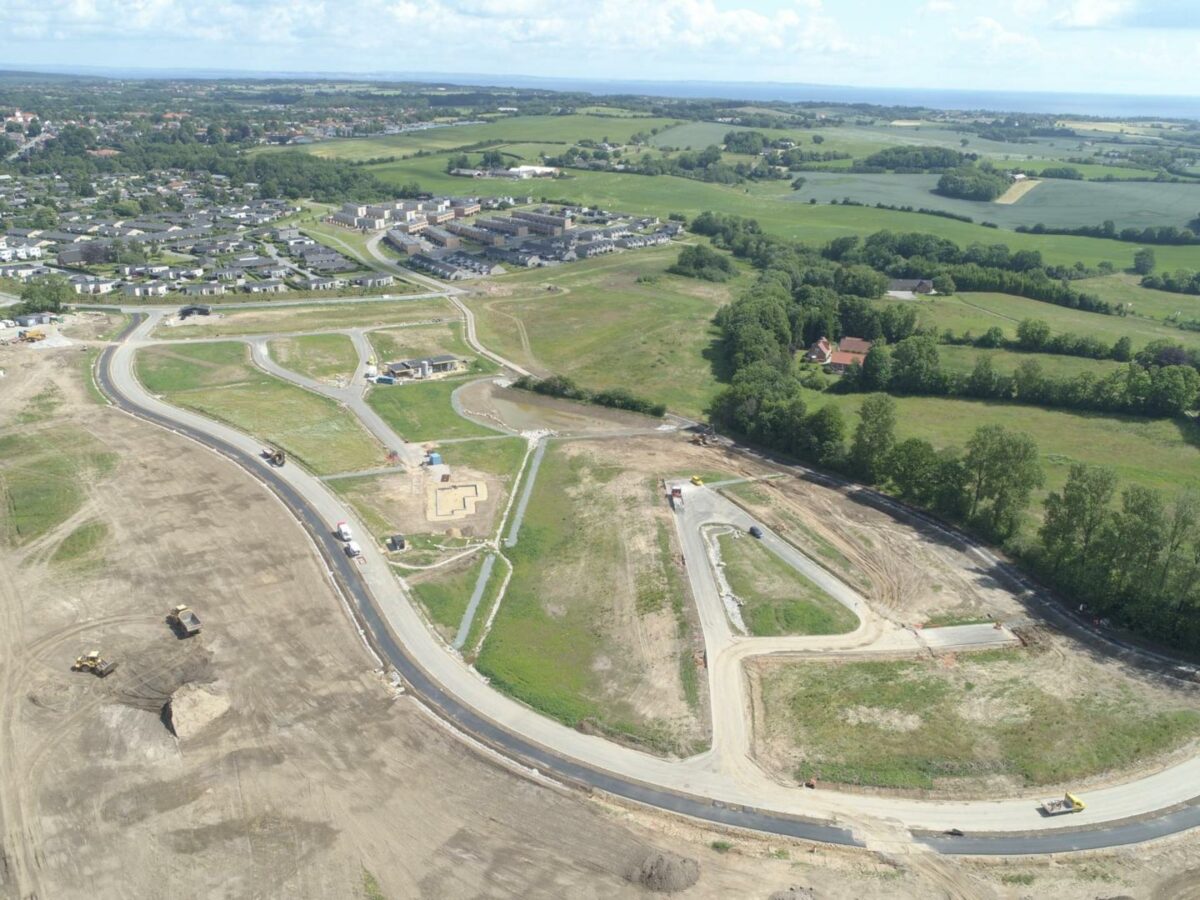 Anden etape i Serinedalen er lige nu til salg. Det drejer sig om 15 byggegrunde. Pressefotos: Aarhus Teknik & Miljø.