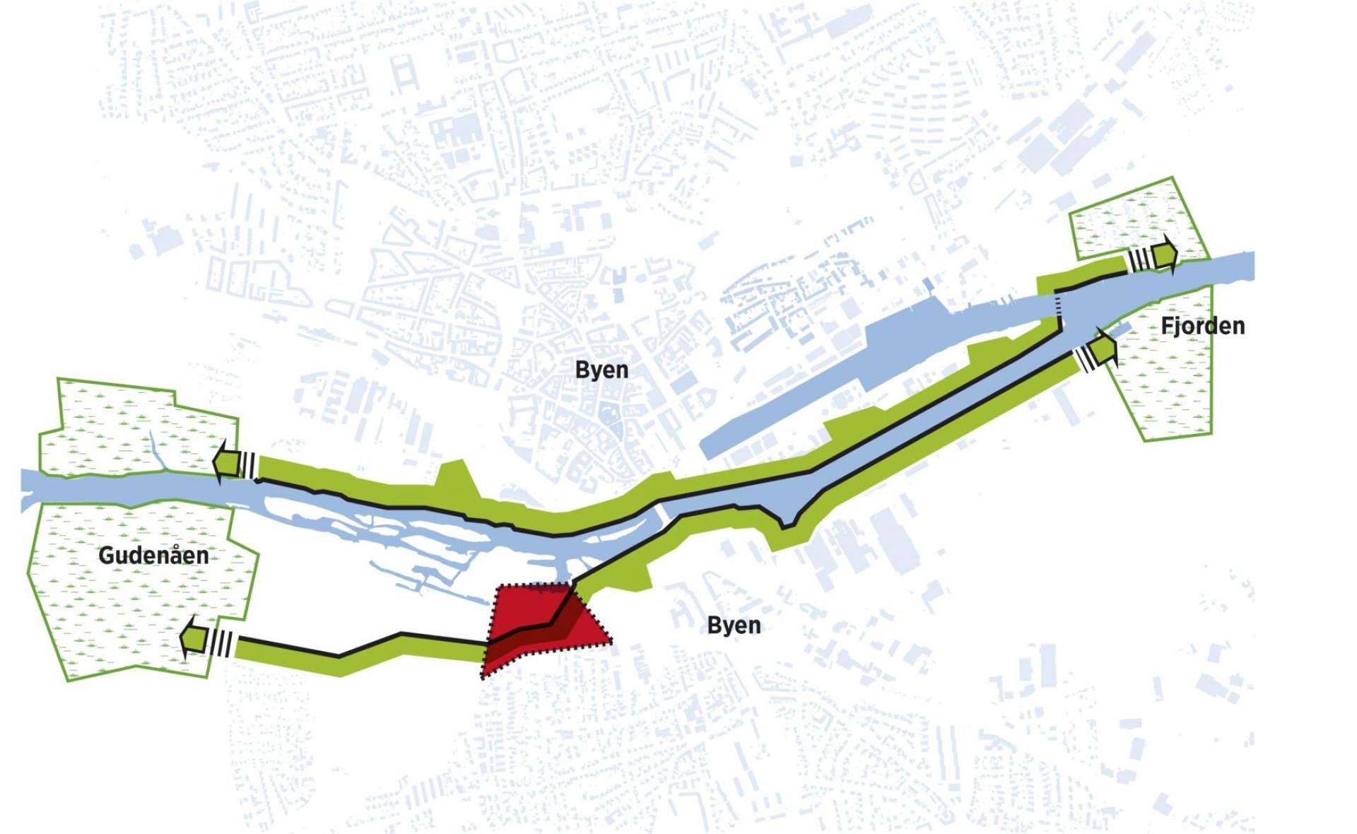 Fremtiden byder på større regnmængder, hyppigere skybrud og højere vandstand i Gudenåen.