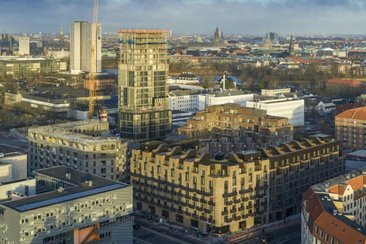 Prøveresultater afslører svagheder i betonen brugt til fundamentet under højhuset på Njalsgade. PR-foto.