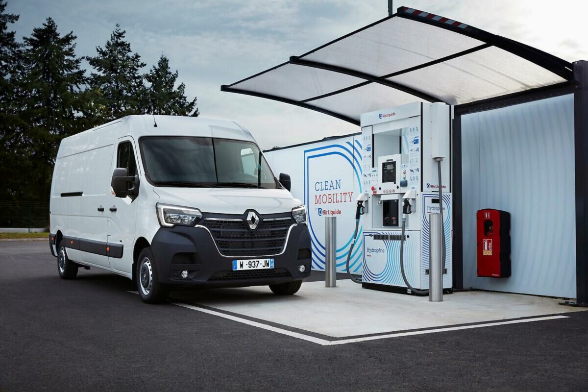 Renault Master Z.E. får dansk premiere på DanLad-messen i Ejby på Fyn den 9.-10. september. Pressefoto.