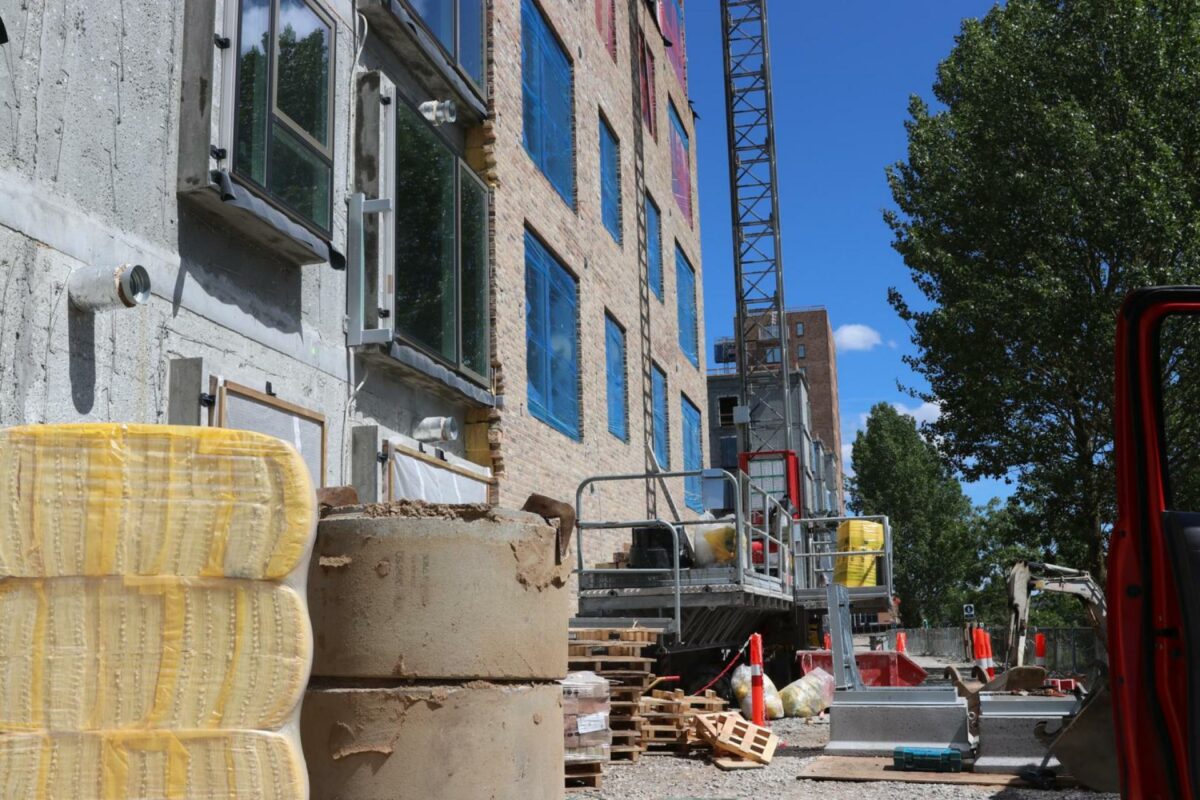 Boligbyggeriet er blevet nedjusteret i Byggefaktas prognose for andet kvartal. Foto: Torben Jastram.