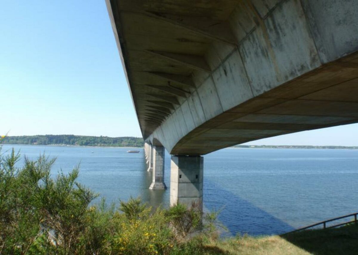 Sallingsundbroen gennemgår lige nu en stor renovering. Foto: Vejdirektoratet.