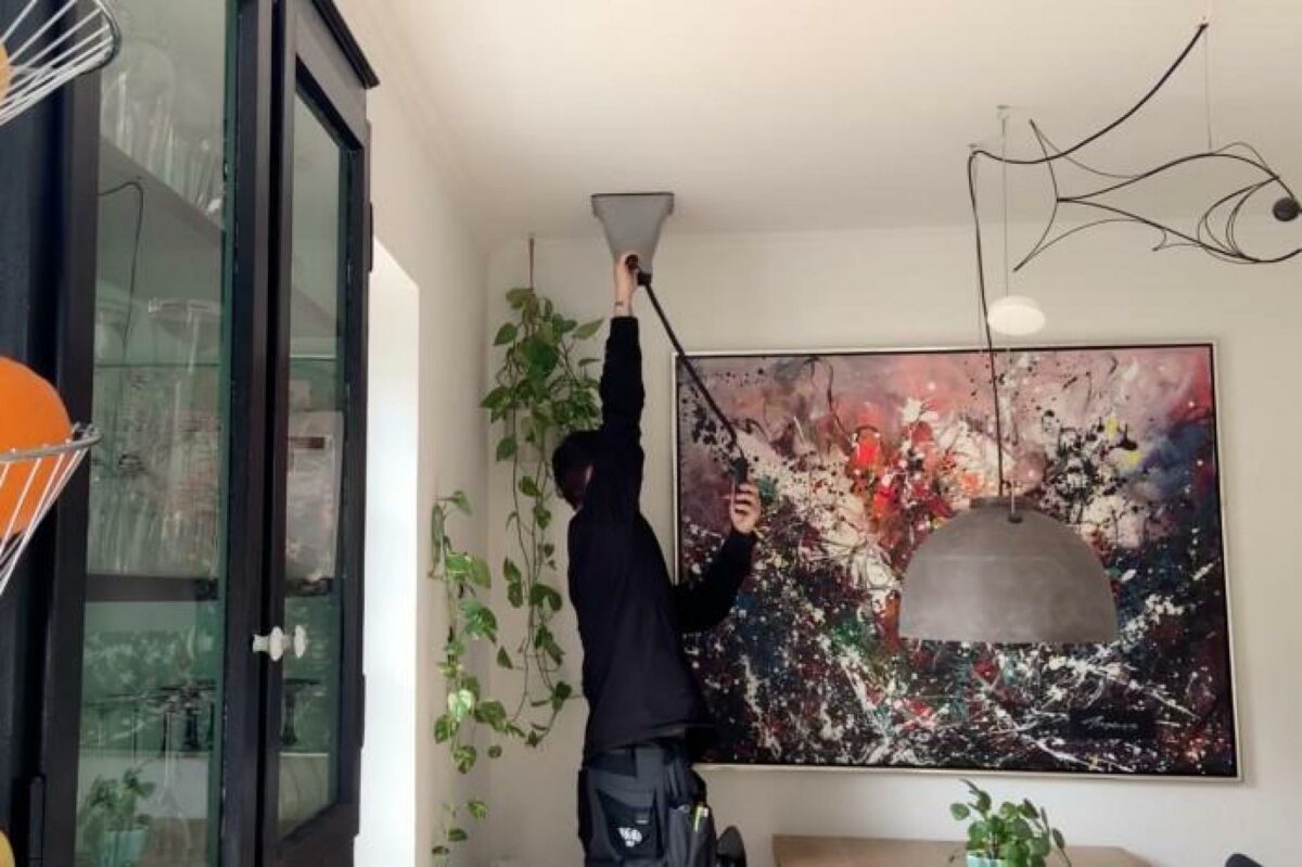 Mekanisk ventilation kan reducere radon-niveauet kraftigt. Foto: Lindab.