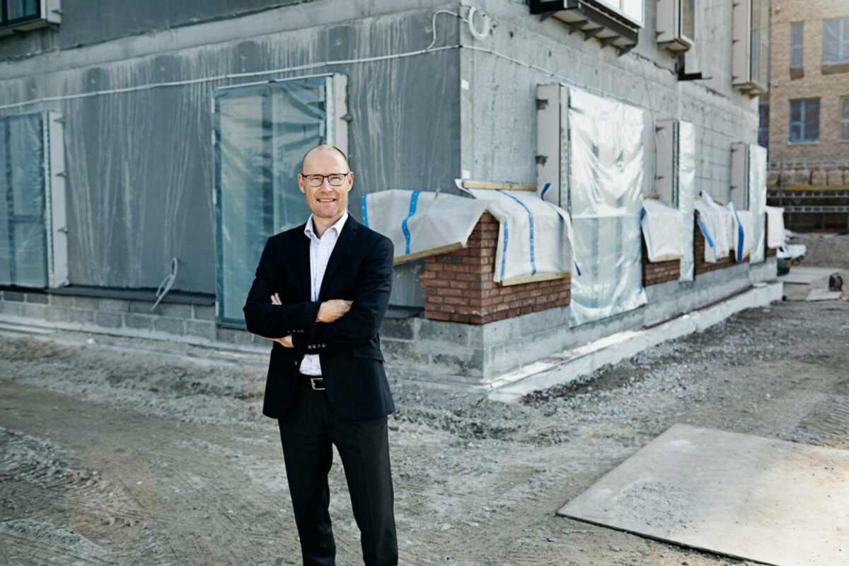 Administrerende direktør Hans Anker Nielsen tror på yderligere vækst for LM Byg. Pressefoto.