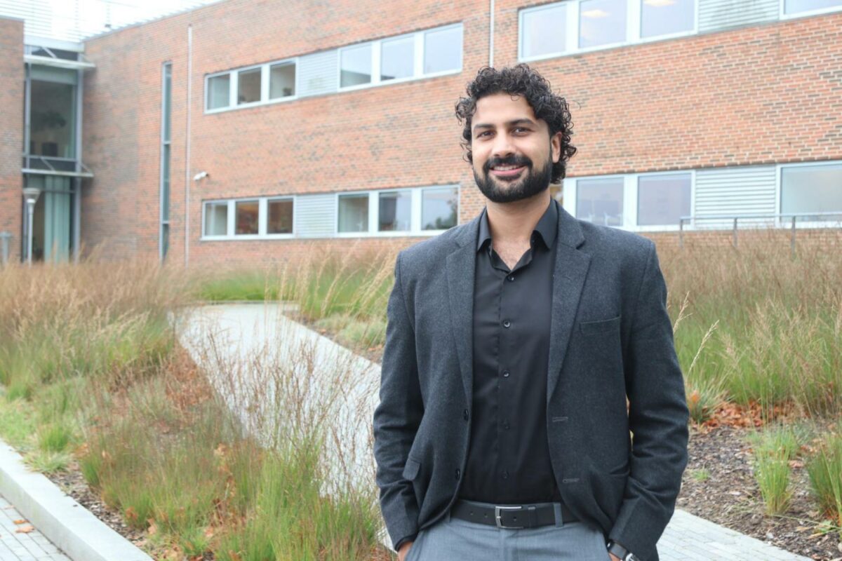 Pranay Krishen står i spidsen for start-up-virksomheden Linc, der deltager i acceleratorprogrammet Urbantech og samarbejder med multiforsyningsselskabet Ewii. Foto: Hans-Henrik Lærke.