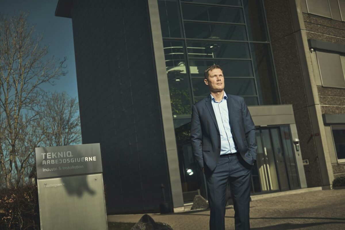 Administrerende direktør Troels Blicher Danielsen, Tekniq Arbejdsgiverne. Pressefoto.