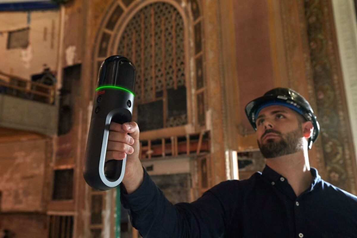 Bygninger ændrer sig over tid, så før en renovering vil en 3D-scanning kunne føre byggefolk og rådgivere ajour med opgavens udformning. Pressefoto.