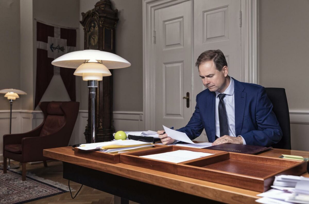 I lørdags faldt den økonomiske kabale på plads for finansminister Nicolai Vammen. Foto: Morten Fauerby // Montgomery