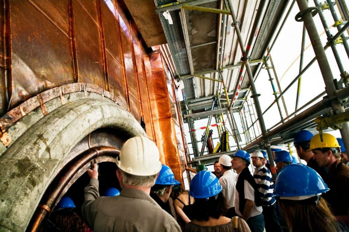 Byens Netværk har blandt andet fremvist restaureringen af Christiansborg Slotstårn. Pressefoto.